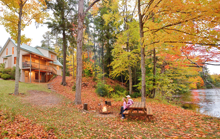 The Norwegian Woods Upper Peninsula Cabin Rental On River